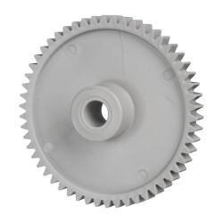 Made in USA - 48 Pitch, 2-1/4" Pitch Diam, 2.333" OD, 54 Tooth Spur Gear - 1/4" Face Width, 5/16" Bore Diam, 43/64" Hub Diam, 20° Pressure Angle, Acetal - Eagle Tool & Supply