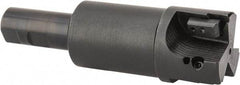 APT - 2" Cut Diam, 0.65" Max Depth of Cut, 1" Shank Diam, 6-1/4" OAL, Indexable Square Shoulder End Mill - TPC 32..., TPG 32., TPU 32. Inserts, Weldon Shank, 90° Lead Angle, Series Tri-Dex - Eagle Tool & Supply