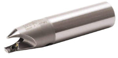 Kennametal - 6.1 to 7mm Diam, Straight Shank, 20mm Body Shank Diam, 45° Combo Chamfer and Countersink Drill - 7mm Drill Shank Diam, 3.41020R901 Insert, 95mm OAL - Eagle Tool & Supply