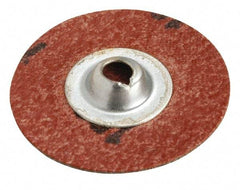 Superior Abrasives - 2" Disc Diam, 50 Grit, Aluminum Oxide Quick Change Disc - Type S Attaching System, Coated, Coarse Grade - Eagle Tool & Supply
