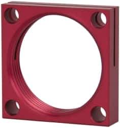 De-Sta-Co - 1-3/4 - 12 Thread, 0.2795" Mounting Hole, Aluminum Clamp Mounting Block - 1/2" Thick x 2" Long x 2" Wide - Eagle Tool & Supply