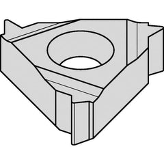 Kennametal - 16EL External Left Hand 12 UN Laydown Threading Insert - Grade KC5025, TiAlN Coated Carbide, 9.53mm Inscribed Circle - Eagle Tool & Supply