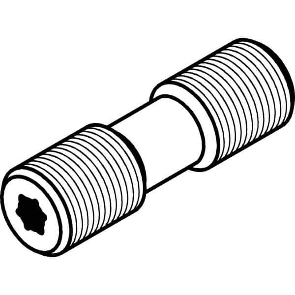Kennametal - Hex Socket for Indexables - 1/4-28 Thread, For Use with Clamps - Eagle Tool & Supply