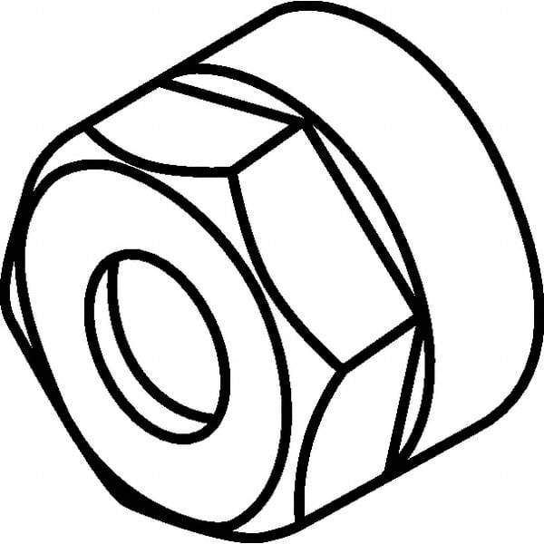 Kennametal - Hex Locknut for Indexable Tools - Eagle Tool & Supply
