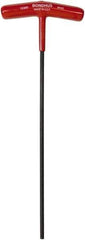 Bondhus - 4mm Hex, T-Handle Cushion Grip, Hex Key - 229mm OAL, Metric System of Measurement - Eagle Tool & Supply