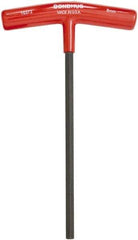 Bondhus - 8mm Hex, T-Handle Cushion Grip, Hex Key - 229mm OAL, Metric System of Measurement - Eagle Tool & Supply