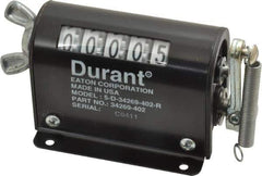 Durant - 5 Digit Wheel Display Counter - Side Wingnut Reset - Eagle Tool & Supply