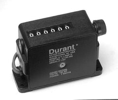 Durant - 6 Digit Wheel Display Counter - Keyed Reset - Eagle Tool & Supply