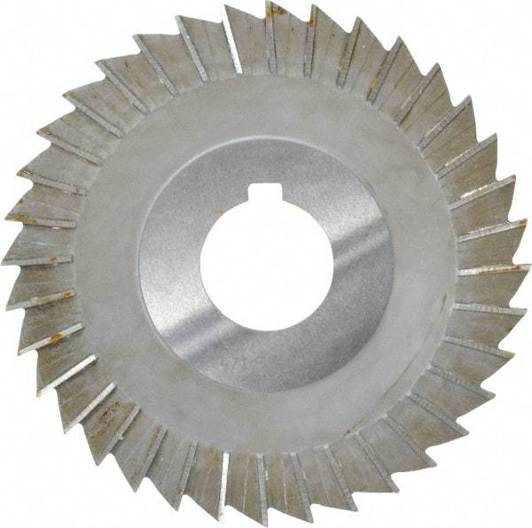 Value Collection - 5" Blade Diam x 1/8" Blade Thickness, 1-1/4" Hole, 40 Teeth, High Speed Steel Side Chip Saw - Straight Tooth, Arbor Connection, Uncoated - Eagle Tool & Supply