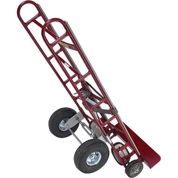 Wesco Industrial Products - 10" Wheel Diam Hand Truck 4 Wheel Convertible Kit - For Use with Wesco Steel Service Carts - Eagle Tool & Supply