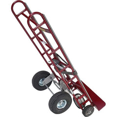Wesco Industrial Products - 10" Wheel Diam Hand Truck 4 Wheel Convertible Kit - For Use with Wesco Steel Service Carts - Eagle Tool & Supply