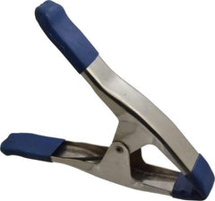 Gibraltar - 3" Jaw Opening Capacity, Spring Clamp - Vinyl Handle, 9" OAL - Eagle Tool & Supply