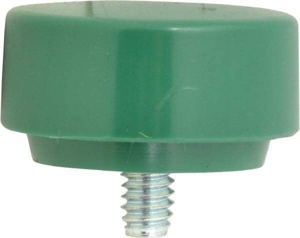 NUPLA - 1-3/8" Face Diam, Grade Tough, Green Soft Face Hammer Tip - 0.5 oz Head, Plastic - Eagle Tool & Supply