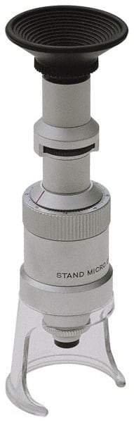 SPI - 100x Magnification, 0.033" Field of View, Compound Microscope - Monocular Eyepiece - Eagle Tool & Supply