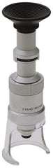 SPI - 100x Magnification, 0.033" Field of View, Compound Microscope - Monocular Eyepiece - Eagle Tool & Supply