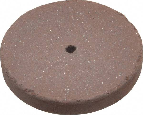 Cratex - 1" Diam x 1/16" Hole x 1/8" Thick, Surface Grinding Wheel - Silicon Carbide, Fine Grade, 25,000 Max RPM, Rubber Bond, No Recess - Eagle Tool & Supply