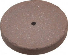 Cratex - 1" Diam x 1/16" Hole x 1/8" Thick, Surface Grinding Wheel - Silicon Carbide, Fine Grade, 25,000 Max RPM, Rubber Bond, No Recess - Eagle Tool & Supply