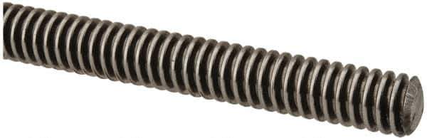 Keystone Threaded Products - 3/8-12 Acme, 3' Long, Low Carbon Steel Precision Acme Threaded Rod - Right Hand Thread, 2C Fit - Eagle Tool & Supply