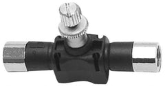 Legris - 1/2" BSPP Threaded In-Line Flow Control Valve - 0 to 145 psi & Nylon Material - Eagle Tool & Supply