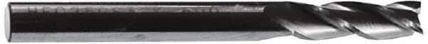 Kennametal - 1", 1-1/2" LOC, 1" Shank Diam, 4" OAL, 2 Flute, Solid Carbide Square End Mill - Single End, TiAlN Finish, Spiral Flute, 30° Helix, Centercutting, Right Hand Cut, Right Hand Flute, Series HEC - Eagle Tool & Supply