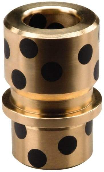 Dayton Lamina - 2-1/2" ID x 4-3/8" OAL, Cast Aluminum Bronze, Die & Mold Shoulder Bushing - Shoulder, 3-13/16" Bottom OD, 3-1/4" Top OD, 2-1/2" Under Collar, 2-1/2" Under Collar, 1-7/8" Above Collar - Eagle Tool & Supply