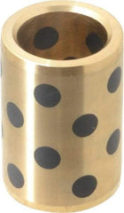 Dayton Lamina - 2" OAL, 1" ID, 1-3/8" Body Diam, Aluminum Bronze, Die & Mold Straight Friction Brushing - Press Fit, Self Lubricating - Eagle Tool & Supply