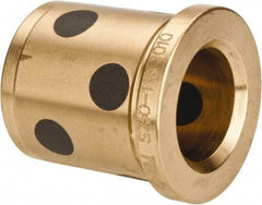 Dayton Lamina - 3/4" ID x 1-3/8" OAL, Aluminum Bronze, Die & Mold Shoulder Bushing - Shoulder, 1-1/8" Bottom OD, 1-1/8" Top OD, 1.3" Collar OD, 1-3/16" Above Collar - Eagle Tool & Supply