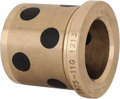 Dayton Lamina - 7/8" ID x 1-3/8" OAL, Aluminum Bronze, Die & Mold Shoulder Bushing - Shoulder, 1-1/4" Bottom OD, 1-1/4" Top OD, 1.43" Collar OD, 1-3/16" Above Collar - Eagle Tool & Supply