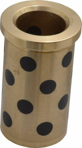 Dayton Lamina - 7/8" ID x 2-3/8" OAL, Aluminum Bronze, Die & Mold Shoulder Bushing - Shoulder, 1-1/4" Bottom OD, 1-1/4" Top OD, 1.43" Collar OD, 2-3/16" Above Collar - Eagle Tool & Supply