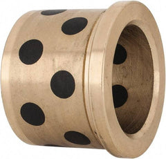 Dayton Lamina - 1-1/4" ID x 1-3/8" OAL, Aluminum Bronze, Die & Mold Shoulder Bushing - Shoulder, 1-5/8" Bottom OD, 1-5/8" Top OD, 1.8" Collar OD, 1-3/16" Above Collar - Eagle Tool & Supply