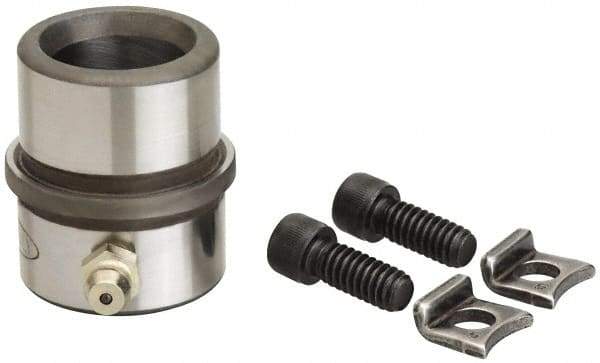 Dayton Lamina - 3" ID x 2-7/8" OAL, Steel, Bronze Plated Die & Mold Shoulder Bushing - Short Shoulder, 4.19" Bottom OD, 3-3/4" Top OD, 4.283" Collar OD, 1" Under Collar, 1-7/8" Above Collar - Eagle Tool & Supply