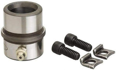 Dayton Lamina - 2-1/2" ID x 2-7/8" OAL, Steel, Bronze Plated Die & Mold Shoulder Bushing - Short Shoulder, 3.659" Bottom OD, 3-1/4" Top OD, 3.814" Collar OD, 1" Under Collar, 1-7/8" Above Collar - Eagle Tool & Supply