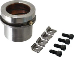 Dayton Lamina - 2" ID x 2-5/8" OAL, Steel, Bronze Plated Die & Mold Shoulder Bushing - Short Shoulder, 2.909" Bottom OD, 2-1/2" Top OD, 3.064" Collar OD, 1" Under Collar, 1-5/8" Above Collar - Eagle Tool & Supply