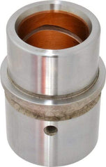 Dayton Lamina - 1-1/2" ID x 3-3/16" OAL, Steel, Bronze Plated Die & Mold Shoulder Bushing - Shoulder, 2.19" Bottom OD, 2" Top OD, 2.345" Collar OD, 2" Under Collar, 1-3/16" Above Collar - Eagle Tool & Supply