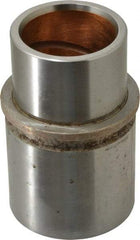 Dayton Lamina - 2" ID x 4-5/8" OAL, Steel, Bronze Plated Die & Mold Shoulder Bushing - Extra Long Shoulder, 2.909" Bottom OD, 2-1/2" Top OD, 3.064" Collar OD, 3" Under Collar, 1-5/8" Above Collar - Eagle Tool & Supply