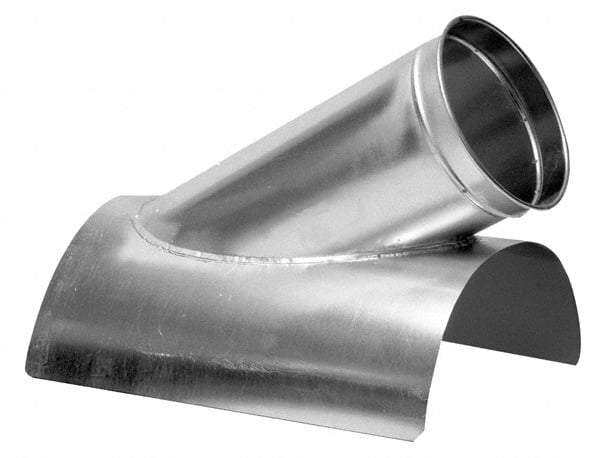 Made in USA - 10-8" ID Galvanized Duct In-Cut - 21" Long, 24 to 20 Gage - Eagle Tool & Supply