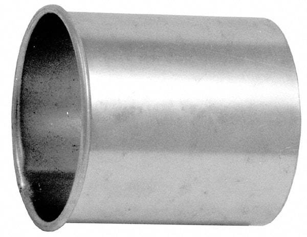 Made in USA - 6" ID Galvanized Duct Adapter - 4" Long, 22 Gage - Eagle Tool & Supply