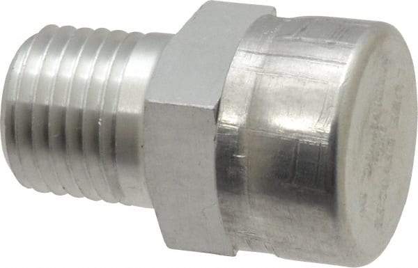 LDI Industries - 1/4 Thread, Aluminum, Protected Vent - 1-3/16" High, 3/4" Hex Flats Diam - Eagle Tool & Supply