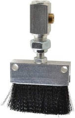 LDI Industries - 2-1/4" Long Brush, 2-1/4" Width/Diam, PTF Thread Oil Reservoir Lubrication Brushes - 1-5/32" Bristle Length, 250°F, 3" Length Under Mounting Thread, Straight Shank - Eagle Tool & Supply