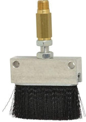 LDI Industries - 2-1/4" Long Brush, 2-1/4" Width/Diam, PTF Thread Oil Reservoir Lubrication Brushes - 1-5/32" Bristle Length, 250°F, 2-3/8" Length Under Mounting Thread, Straight Shank - Eagle Tool & Supply