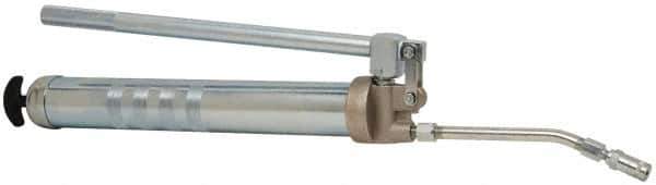 Alemite - 10,000 Max psi, Rigid Lever Grease Gun - 24 oz Capacity, 1/4 Thread Outlet, 20 Strokes per oz, 3-Way, Cartridge, Refill & Suction Fill, Includes Coupler & Loader Fitting - Eagle Tool & Supply