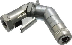 Alemite - 10,000 Operating psi, 3-1/2" Long, 1/8 Thread, Grease Gun Coupler - NPTF (F) Thread - Eagle Tool & Supply