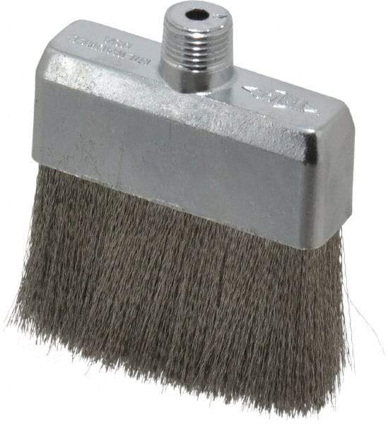 Trico - 2" Width/Diam, NPT Thread Oil Reservoir Lubrication Brushes - 160°F, 2-5/16" Length Under Mounting Thread, Straight Shank - Eagle Tool & Supply