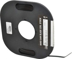 M.K. MORSE - 3/8" x 100' x 0.025" Carbon Steel Band Saw Blade Coil Stock - 14 TPI, Toothed Edge, Raker Set, Flexible Back, Constant Pitch, - Eagle Tool & Supply