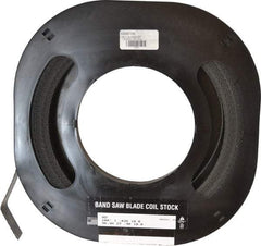 M.K. MORSE - 1" x 100' x 0.035" Carbon Steel Band Saw Blade Coil Stock - 10 TPI, Toothed Edge, Raker Set, Flexible Back, Constant Pitch, - Eagle Tool & Supply