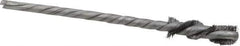 Osborn - 1/4" Diam Helical Steel Tube Brush - 0.005" Filament Diam, 1" Brush Length, 3-1/2" OAL, 1/8" Diam Shank - Eagle Tool & Supply