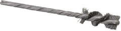 Osborn - 3/8" Diam Helical Steel Tube Brush - 0.008" Filament Diam, 1" Brush Length, 3-1/2" OAL, 1/8" Diam Shank - Eagle Tool & Supply