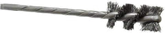 Osborn - 1/2" Diam Helical Steel Tube Brush - 0.008" Filament Diam, 1" Brush Length, 3-1/2" OAL, 1/8" Diam Shank - Eagle Tool & Supply
