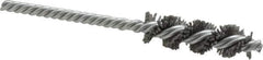 Osborn - 5/8" Diam Helical Nylon Tube Brush - 2" Brush Length, 5" OAL, 0.208" Diam Shank - Eagle Tool & Supply
