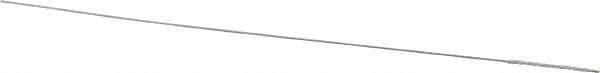 Osborn - 0.03" Diam Helical Nylon Tube Brush - 1/2" Brush Length, 4" OAL, 0.014" Diam Shank - Eagle Tool & Supply